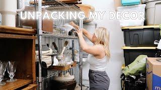 Vintage Home Decor Haul, Unpacking My Decor Closet & Settling In.