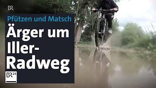 Ärger um Iller-Radweg im Allgäu – naturnah oder heruntergekommen? | Abendschau | BR24