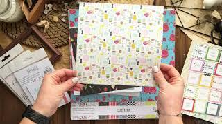 СКРАПБУКИНГ.  Обзор дизайн посылки. Арт-Хобби. Polkadot EcoPaper CraftPaper