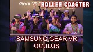 Virtual Reality Roller Coaster (VR):  Samsung Gear VR First Reactions