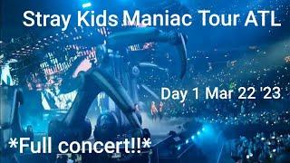 ️ Stray Kids Maniac Tour  full concert ATL Day 1 - Mar 23 2023 @ State Farm Arena #maniacworldtour