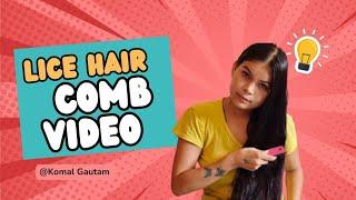 dry hair comb video #komalhairstyle #hairstyle #_komal_gautam_long_hair