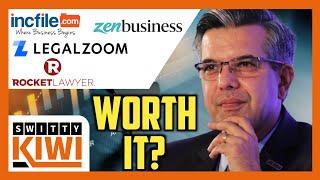 Incfile vs ZenBusiness vs LegalZoom vs Rocket Lawyer 2025: Top LLC Services Reviewed  FIRMS S2•E19