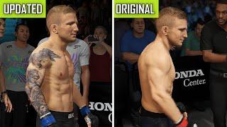 UFC 4: Patch 2.01 Updated Fighters & Comparisons (UFC 4 vs UFC 3)