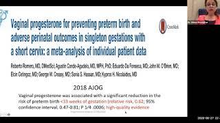 Progesterone and Prevention of Preterm birth in IVF Pregnancies