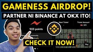 GAMENESS AIRDROP! PROJECT PARTNER NI BINANCE AND OKX WALLET! BEST POTENTIAL AIRDROP NOW!