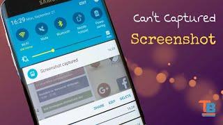 Couldn't capture screenshot in android phone | Fixed !!