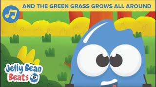 And the Green Grass Grows All Around  | Sing-Along | Kids Songs & Nursery Rhymes  Jelly Bean Beats