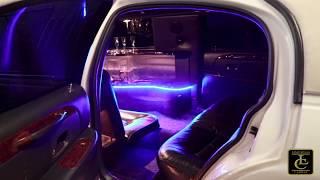 inside a lincoln stretch limo - Madrid stretch limo hire