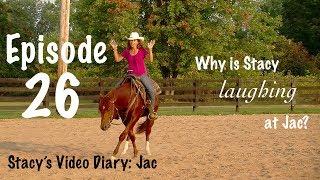 Stacy's Video Diary:Jac- Episode 26-Horse training is a conversation between horse and human