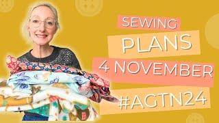 November sewing plans and gift ideas | #AGTN24 sewing challenge #fridaysews