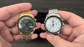 A Quick Look at my Omega Speedmaster Collection, Including the NEW White Dial Speedy