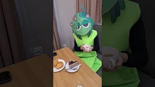 ️Veneria is enjoying her favorite tea with a pastry.VINERIA SPRUNKI.  #sprunki #vineria #memes