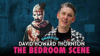 David Howard Thornton reacts to THAT bedroom scene from Terrifier 2