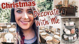 DECORATE AT HOME WITH ME FOR CHRISTMAS, TRIP TO THE TREE FARM, AND DIY HOT CHOCOLATE STATION