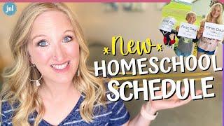 *NEW* HOMESCHOOL ROUTINE FOR FALL | Homeschool Mom of 3 | A Gentle Feast Daily Schedule