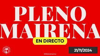 Pleno Ayuntamiento Mairena del Aljarafe. 21 de noviembre 2024