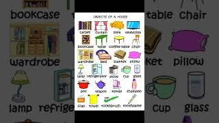 Objects of a house  Nouns|| Learn English Fast 