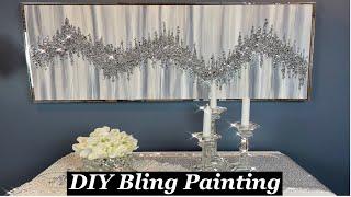 Easy DIY Glitter/Crushed Glass Painting