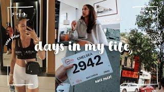 VLOG | Productive Days | 10K race prep, yoga event, packing!