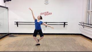 Balancé (Waltz, Pas De Valse) front & back: Ballet Class Tutorial (beginner/intermediate level)