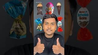 ASMR Kinder Joy and Candy Eating  || Chocolate Eating Challenge #shorts #asmr #yummy