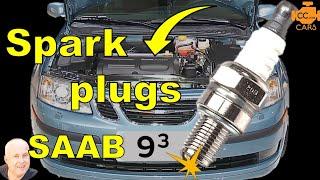 How to replace Saab 9-3 spark plugs | EASY how to