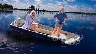 Can these TWO GIRLS SAVE THEIR GRANDPA's BOAT?