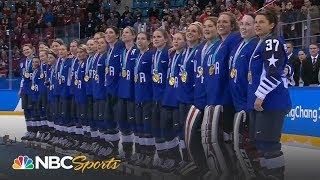 2018 Winter Olympics: Team USA receives women's hockey gold medals | NBC Sports