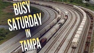 Busy Railroad Saturday In Central Florida