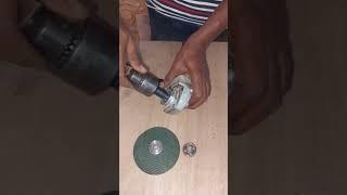 Tool hacks Angle grinder modified to drill machine