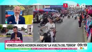 Rodada de motociclistas Venezolanos provocan disturbios y problemas  | Tu Día | Canal 13