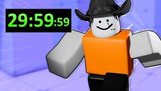 Speedrunning Roblox Rivals...