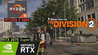 Tom Clancy's The Division 2 On RTX 2070 Super / Ryzen 5 3600 | ULTRA Settings | 1080p