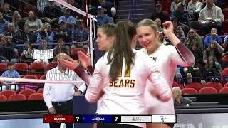 WIAA 2024 Div.  3 Girls State Volleyball Championships Aquinas vs  Barron