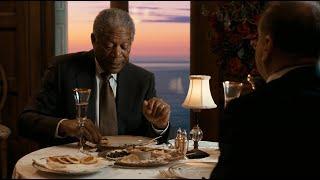 The Bucket List (2007) - Italian Restaurant Caviar scene