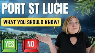 Port St Lucie Florida is it for you?