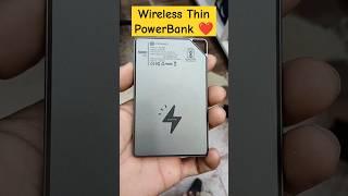 Portronics Thin 5000mah Wireless Power Bank  #tech9up #wirelesspowerbank #shorts #trendingshorts