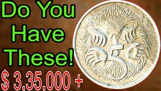 Millionaire Coins, Rare Australia 5 Cents That Could Change Your Life!