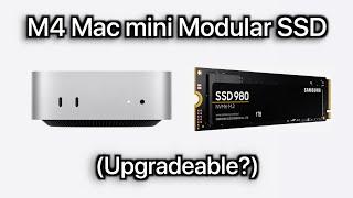 Mac mini M4 Modular SSD (Upgradeable?)