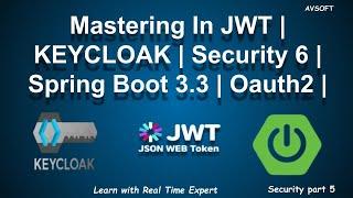 Spring Security 6 +  | JWT  | Spring Boot 3.3 | KeyCloak