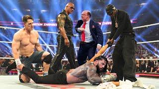 WWE March 5 2025 _ OMG!! The Rock  Brutally Attacks Roman Reigns and Made Him Injured So Bad