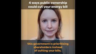 4 ways public ownership could cut your energy bill