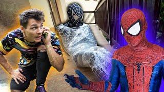 VENOM VS VOVA A SPIDERMAN | UNESENÝ SPIDERMAN