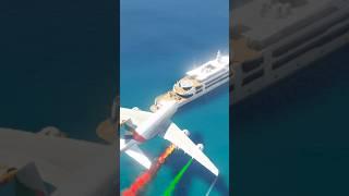 Israeli Plane Crash with Big Boat #shorts #israel #plane #crash #landing