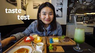 Dessert taste test at Yamao cake Mongolia