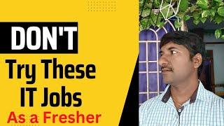 No Fresher IT Jobs on These Skills (Telugu) I @LuckyTechzone