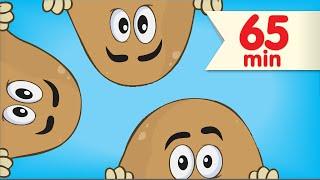 One Potato, Two Potatoes + More | Kids Songs and Nursery Rhymes | Super Simple Songs