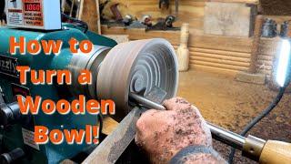 From Start to Finish, Woodturning a Walnut Bowl!