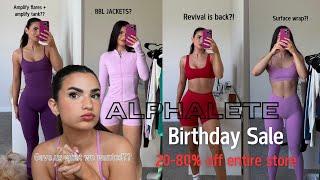 ALPHALETE BIRTHDAY SALE FEB 2025 | HONEST REVIEW | 20-80% OFF ENTIRE STORE | 60+ NEW STYLES